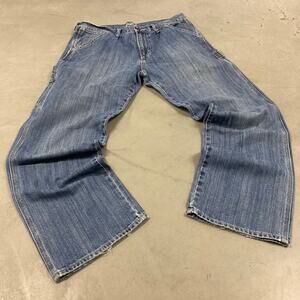 vintage baggy old navy carpenter cargo jeans 34x32